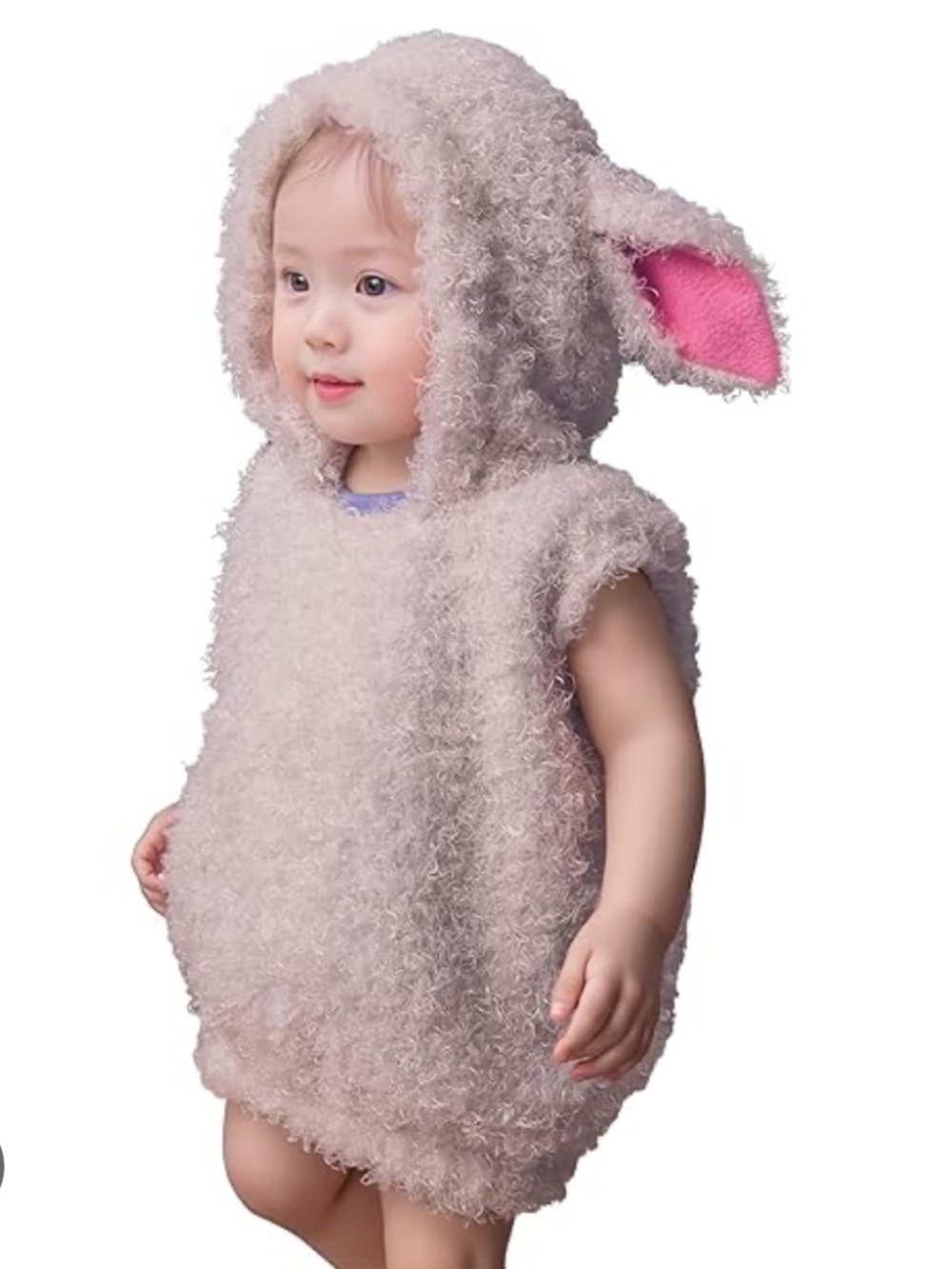 NWOT Fluffy Lamb Costume Hoodie